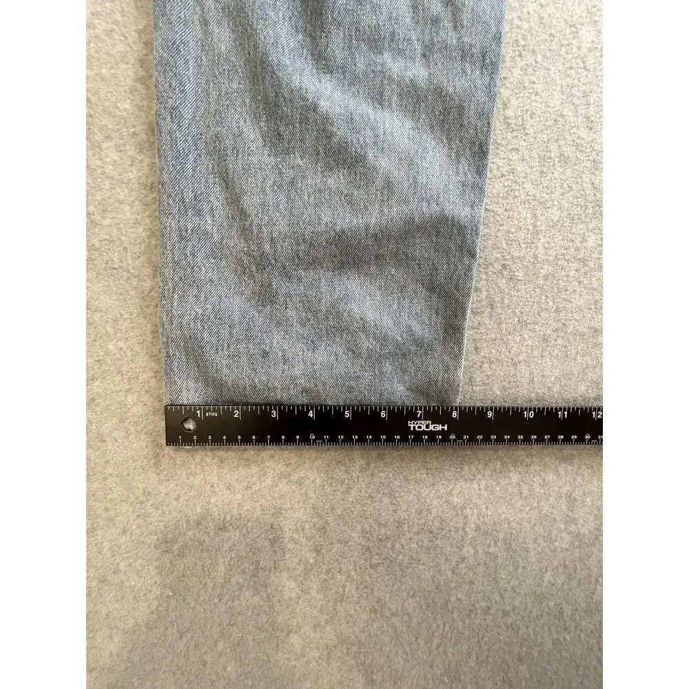 Levi's 505 Men's Light Wash Blue Denim Straight Jeans Size 35 x 30 Regular Fit